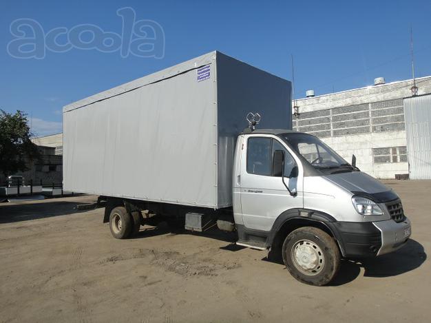 Удлинить установить фургон евротент с воротами 40 кубов  кузов 5м 6м 7м на Валдай Газ 33104 Газон Газ 3307 переделать в эвакуатор