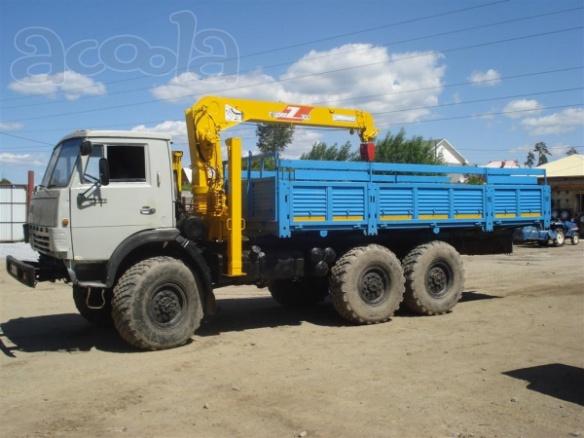 Авто с манипулятором услуги Камаз 4310 вездеход 8 т в Ясногорске.