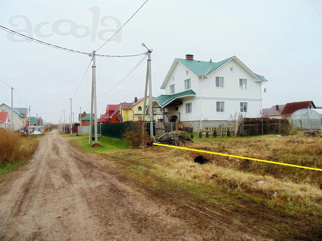 Участок с газом, фундаментом и домиком в Заокском -  Заокский район